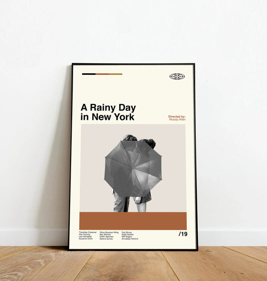 A Rainy Day in New York - Dinos Poster