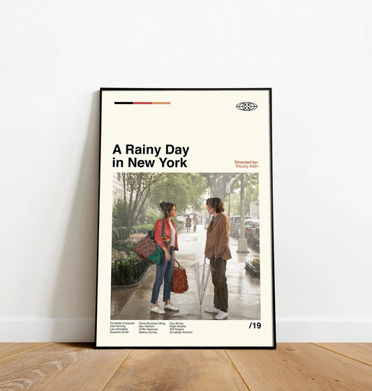 A Rainy Day in New York - Dinos Poster