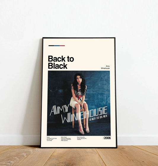 Back to Black - Dinos Poster