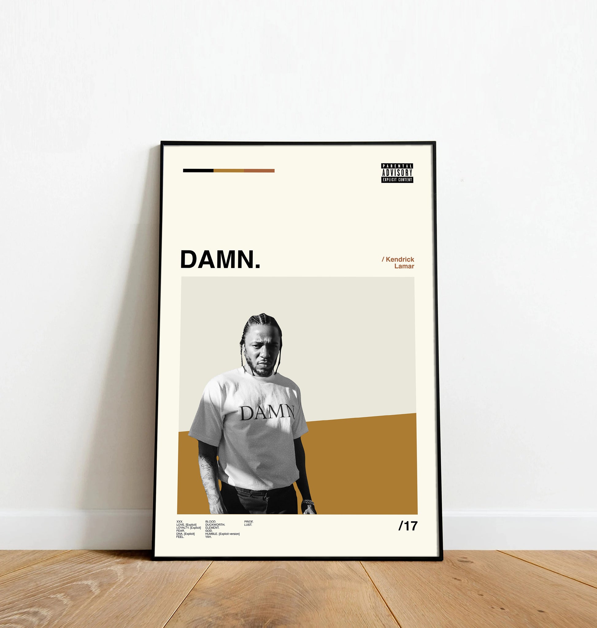 DAMN. - Dinos Poster