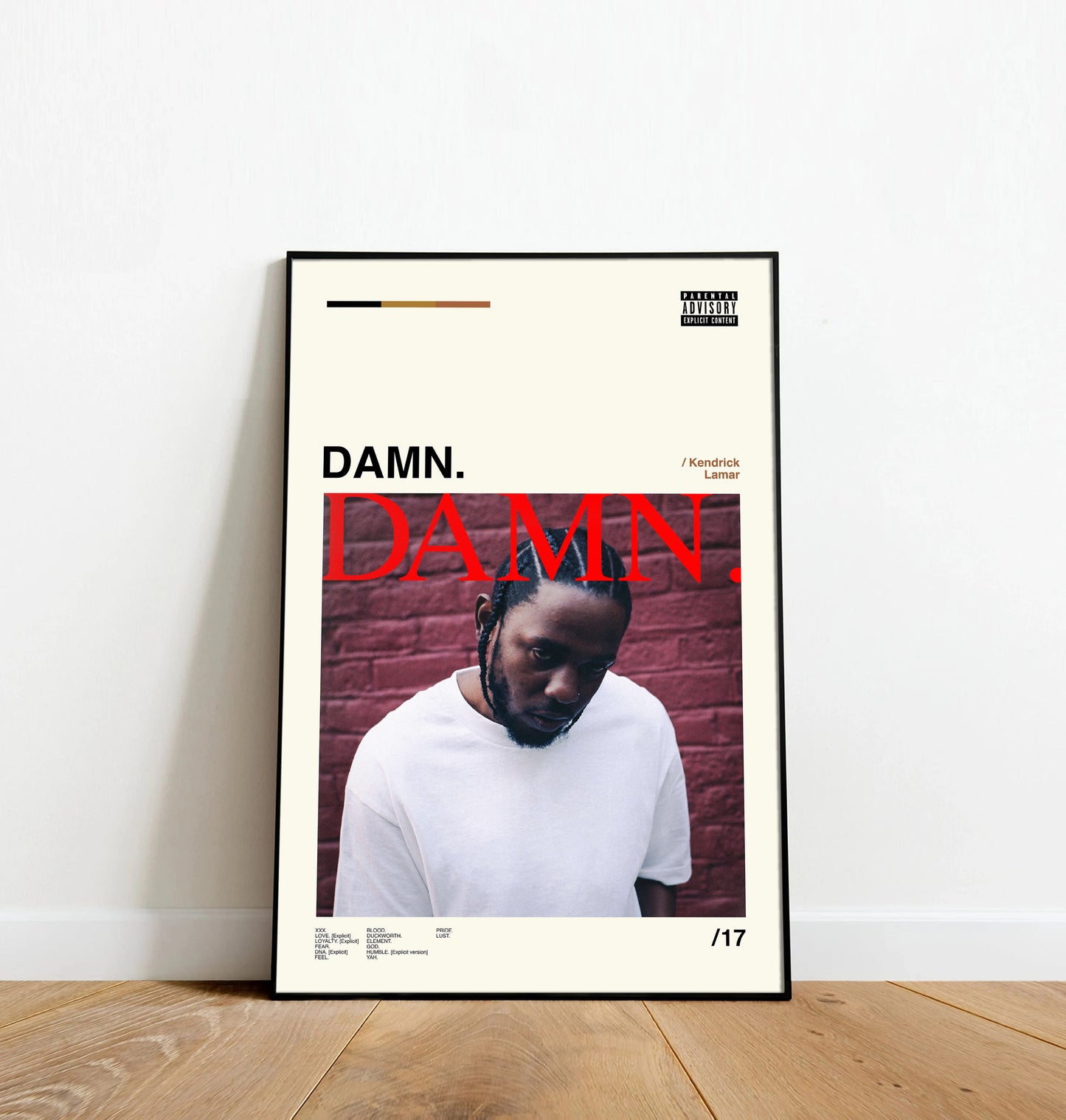 DAMN. - Dinos Poster