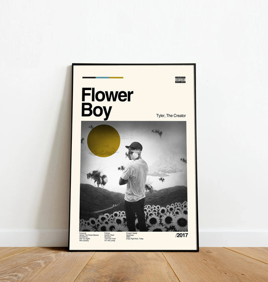 Flower Boy - Dinos Poster