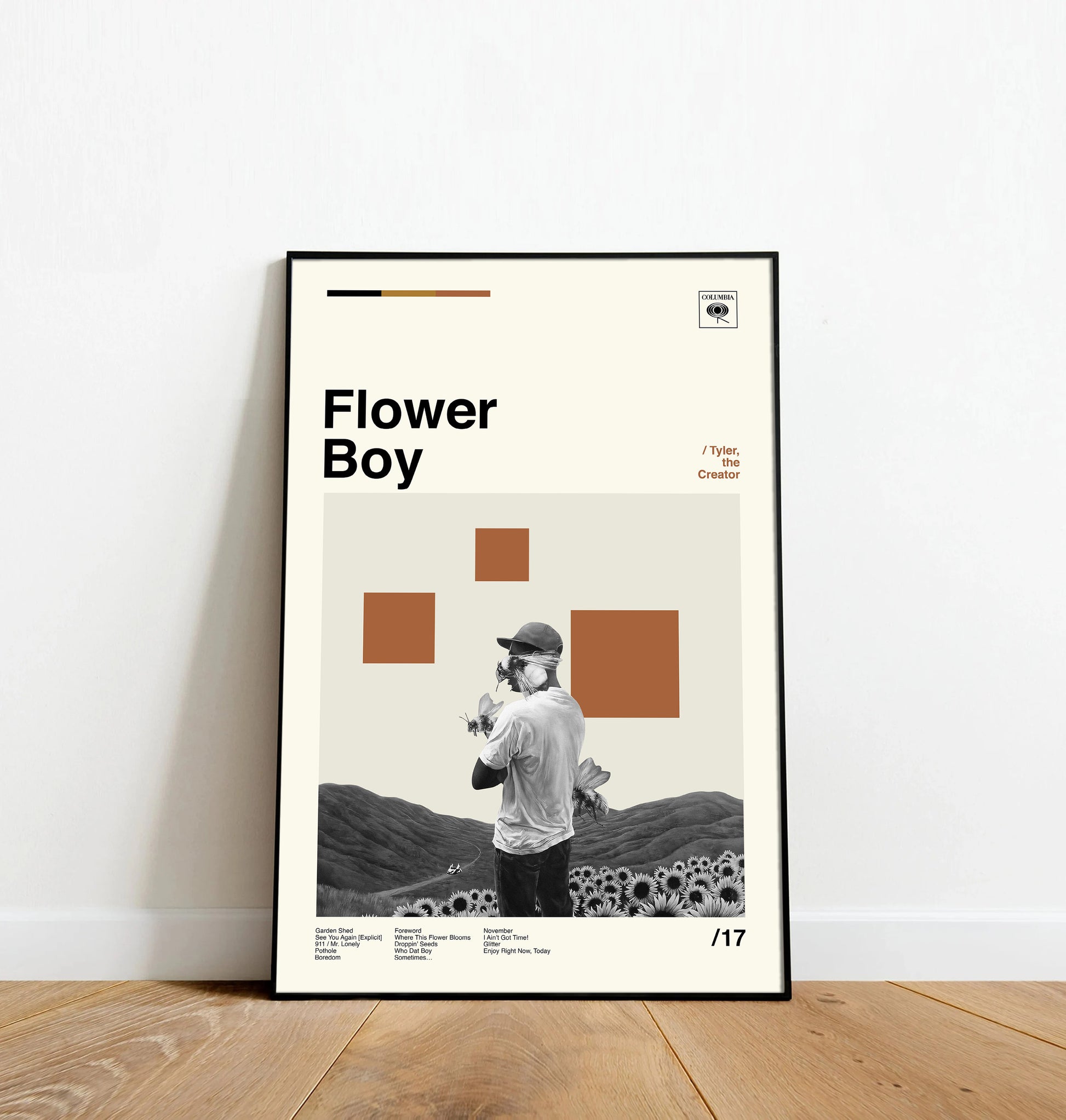 Flower Boy - Dinos Poster