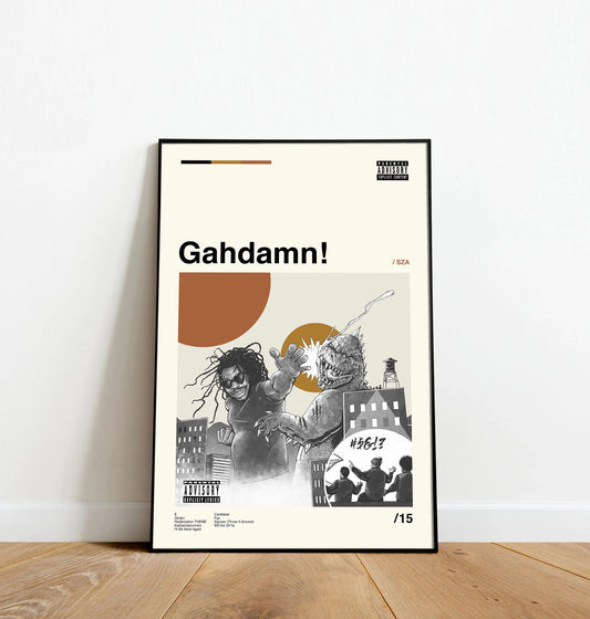 Gahdamn! - Dinos Poster