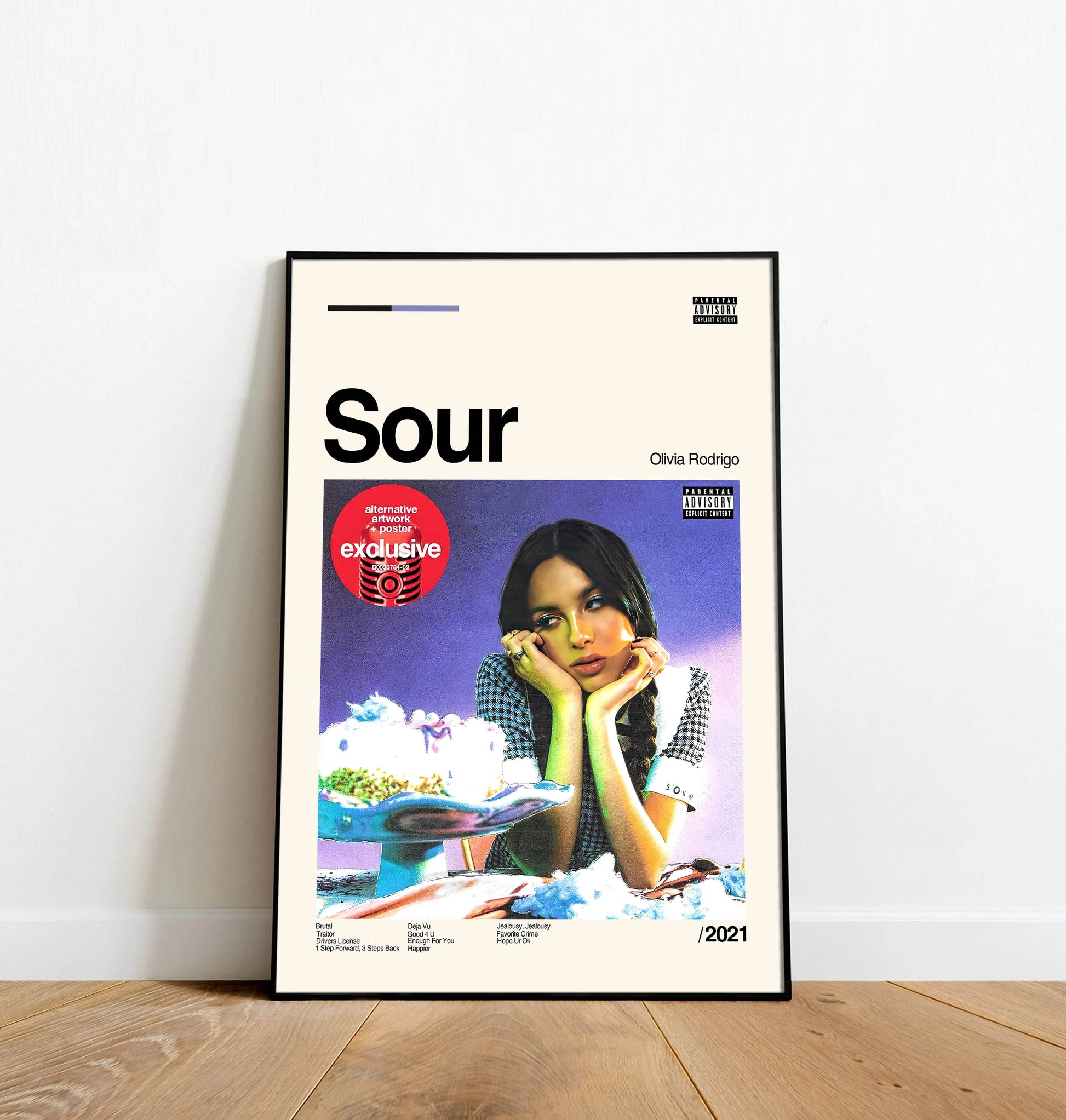 Olivia Rodrigo Sour - Dinos Poster