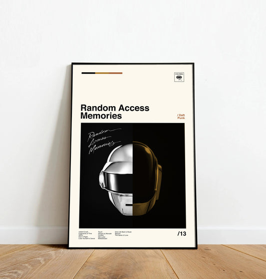 Random Access Memories - Dinos Poster