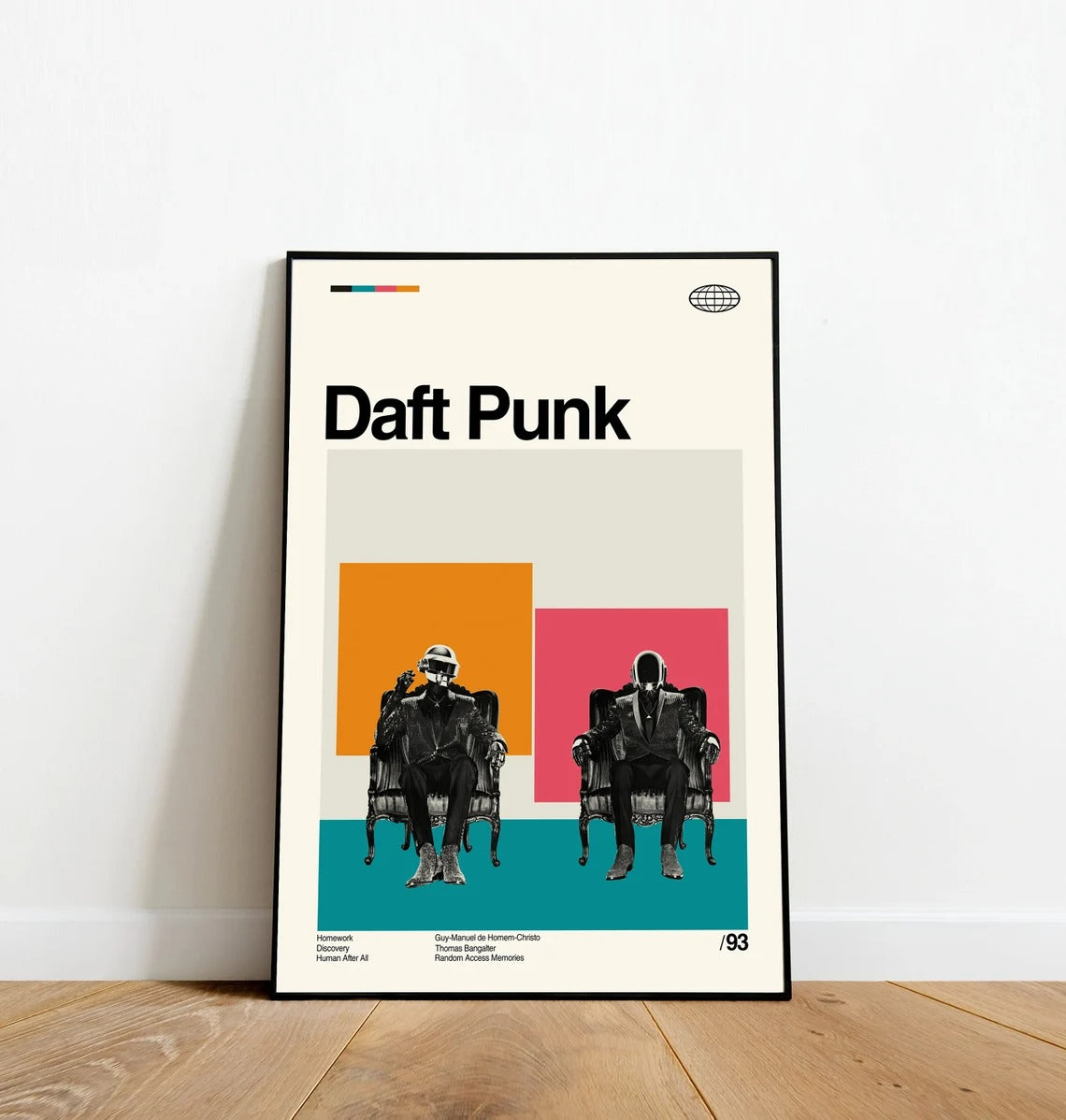 Daft Punk - Dinos Poster