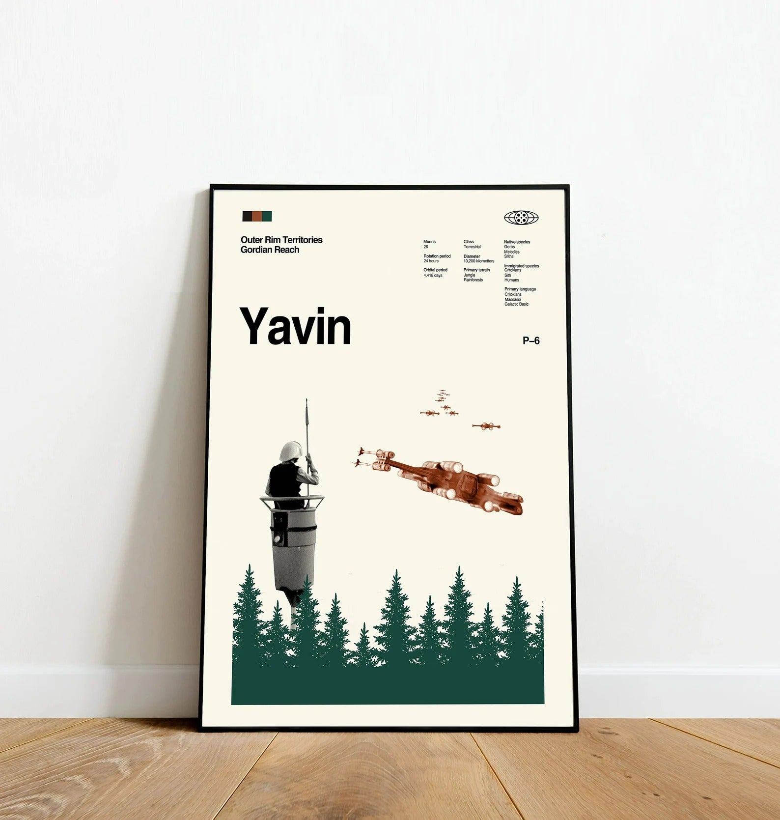 Yavin - Star Wars - Dinos Poster