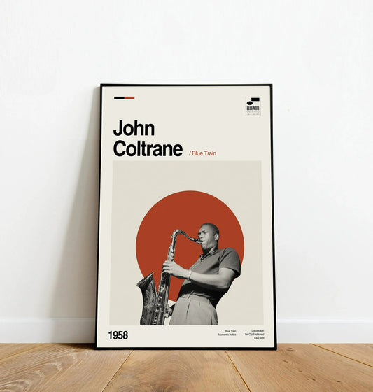 John Coltrane - Dinos Poster