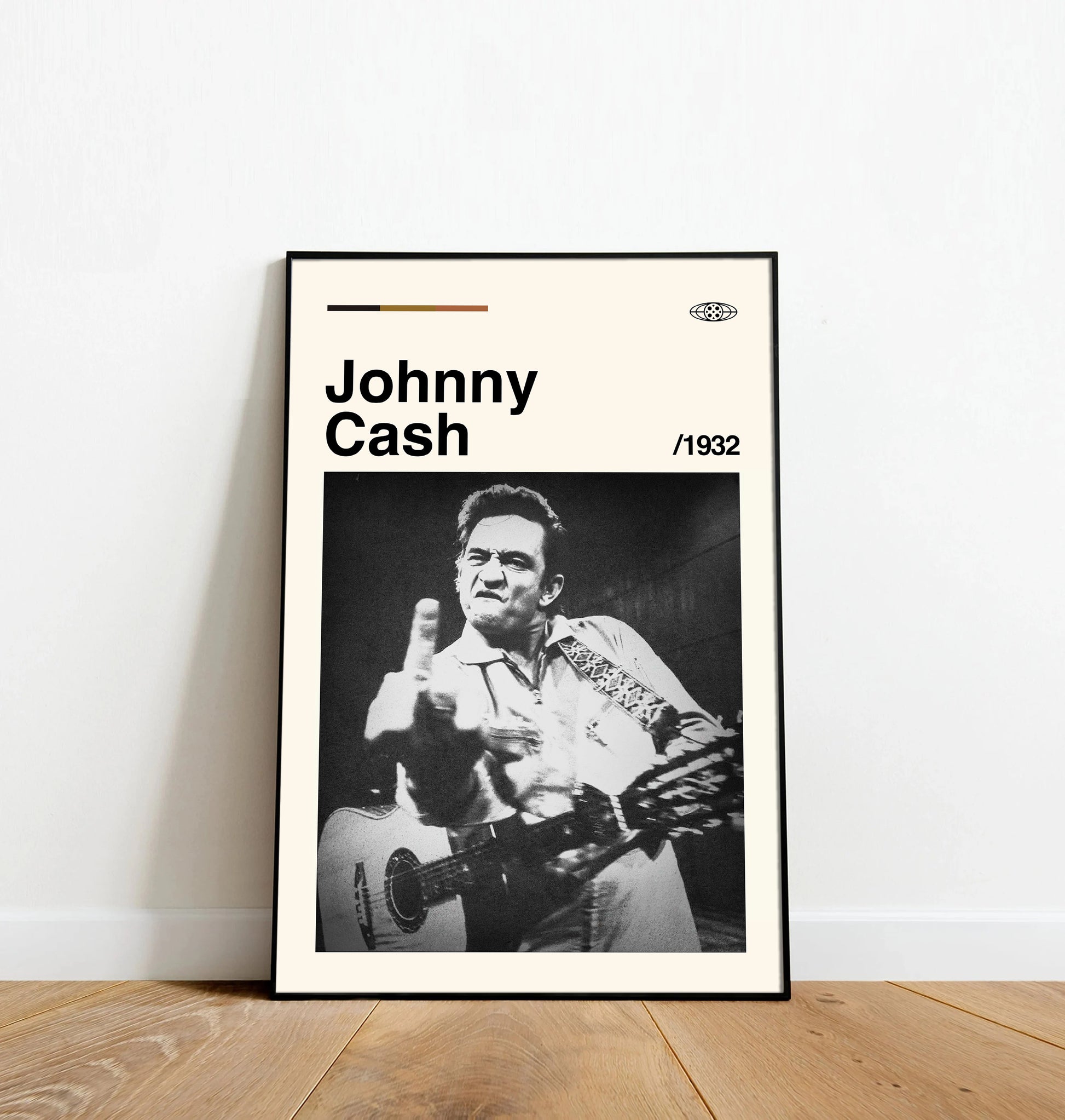 Johnny Cash - Dinos Poster