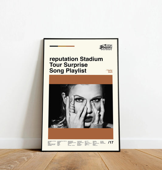 reputation Stadium Tour Surprise Song Playlist - Dinos Poster