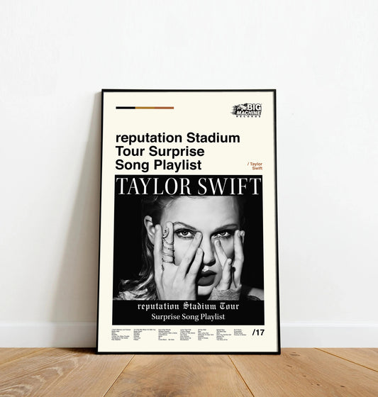 reputation Stadium Tour Surprise Song Playlist - Dinos Poster