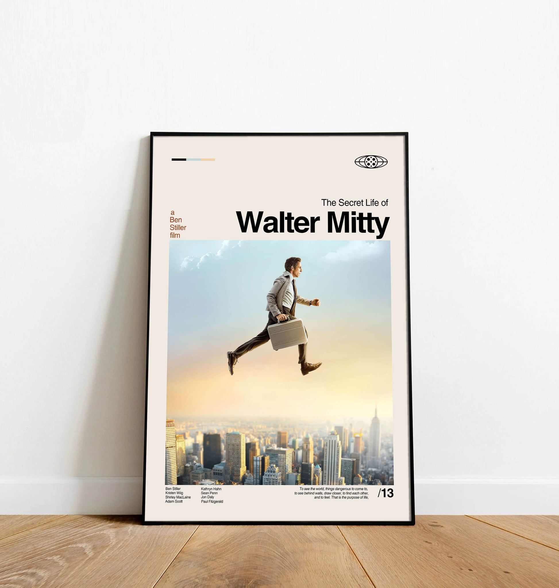 Walter Mitty - Dinos Poster